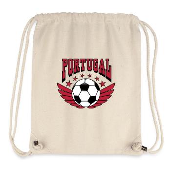 Football Portugal Retro College Look Style - Stanley/Stella Recycled Gym Bag - natural - Front