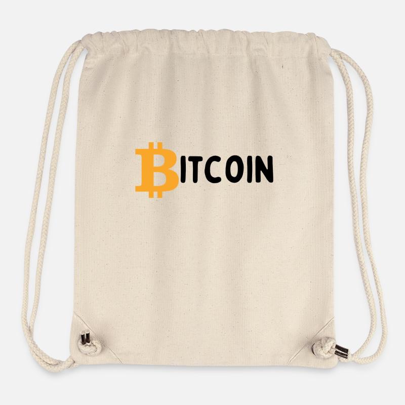 Bitcoin - Stanley/Stella recycelter Gym Bag - Naturweiß
