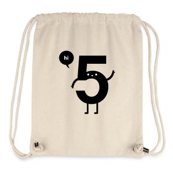 hi 5 - Stanley/Stella Recycled Gym Bag - natural - Front