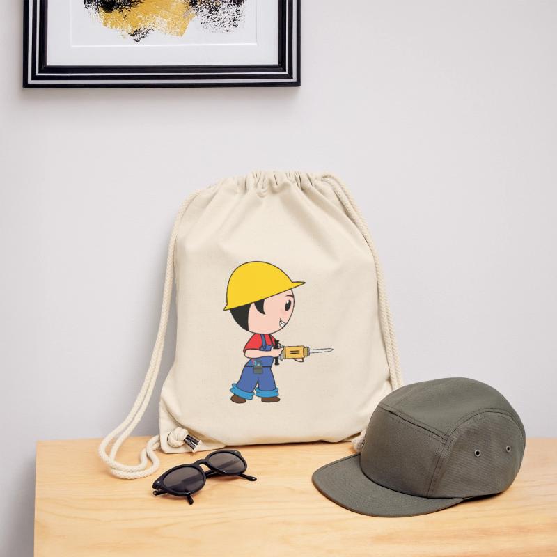 construction worker construction worker road construction tierfb Stanley/Stella Recycled Gym Bag