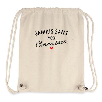 Never without my friends - Stanley/Stella Recycled Gym Bag - natural - Front