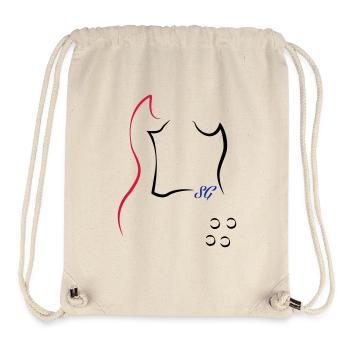 GSG - Stanley/Stella recycelter Gym Bag - Naturweiß - Vorne