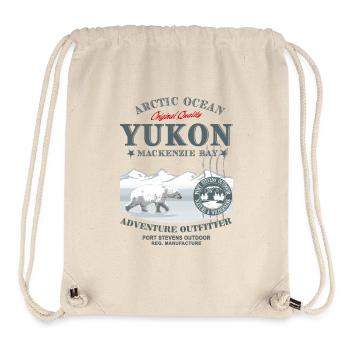 Yukon - Polar Bear - Eisbär - Stanley/Stella recycelter Gym Bag - Naturweiß - Vorne