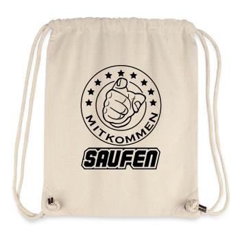 saufen - Stanley/Stella recycelter Gym Bag - Naturweiß - Vorne
