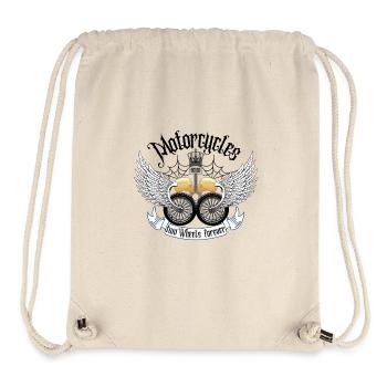 twoWheels forever - Stanley/Stella Recycled Gym Bag - natural - Front