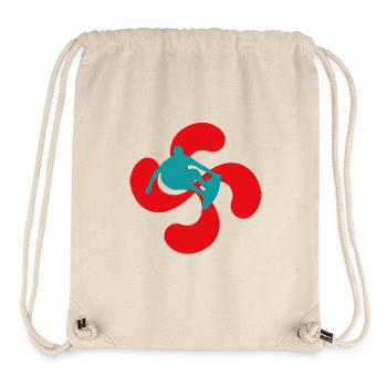 Surfen Baskenland 2 - Stanley/Stella recycelter Gym Bag - Naturweiß - Vorne