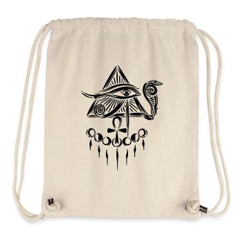 Horus Auge Horusauge - Stanley/Stella recycelter Gym Bag - Naturweiß - Vorne