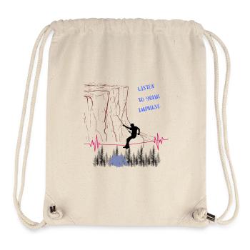 Listen to your instincts - Stanley/Stella Recycled Gym Bag - natural - Front