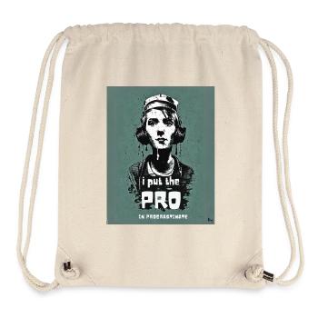 I put the pro in procrastinate - Stanley/Stella Recycled Gym Bag - natural - Front
