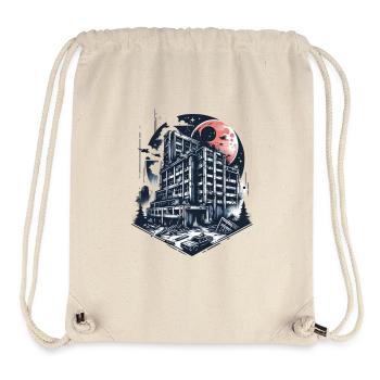 Urbex abandoned building in a vector style - Stanley/Stella Recycled Gym Bag - natural - Front