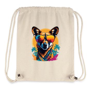 Afrikanischer Wildhund - Stanley/Stella recycelter Gym Bag - Naturweiß - Vorne