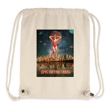 Poster Epic Retro Vibes - Stanley/Stella recycelter Gym Bag - Naturweiß - Vorne