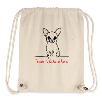 Équipe Chihuahua - Sac à cordon recyclé Stanley/Stella - blanc naturel - Devant