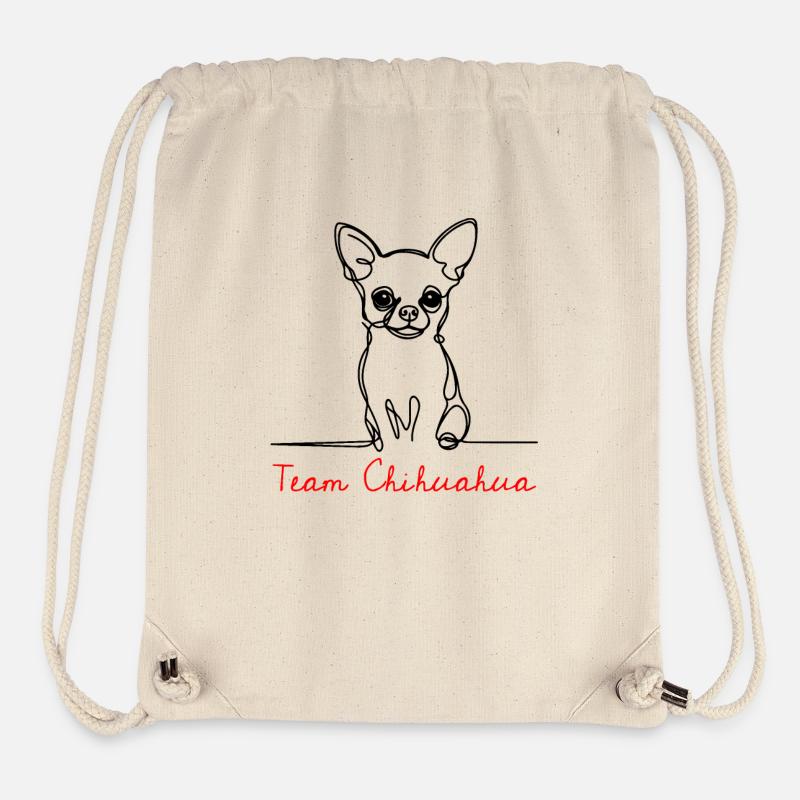 Team Chihuahua - Stanley/Stella recycelter Gym Bag - Naturweiß