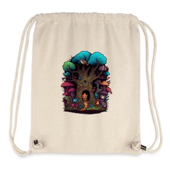 The Enchanted Forest - Stanley/Stella Recycled Gym Bag - natural - Front