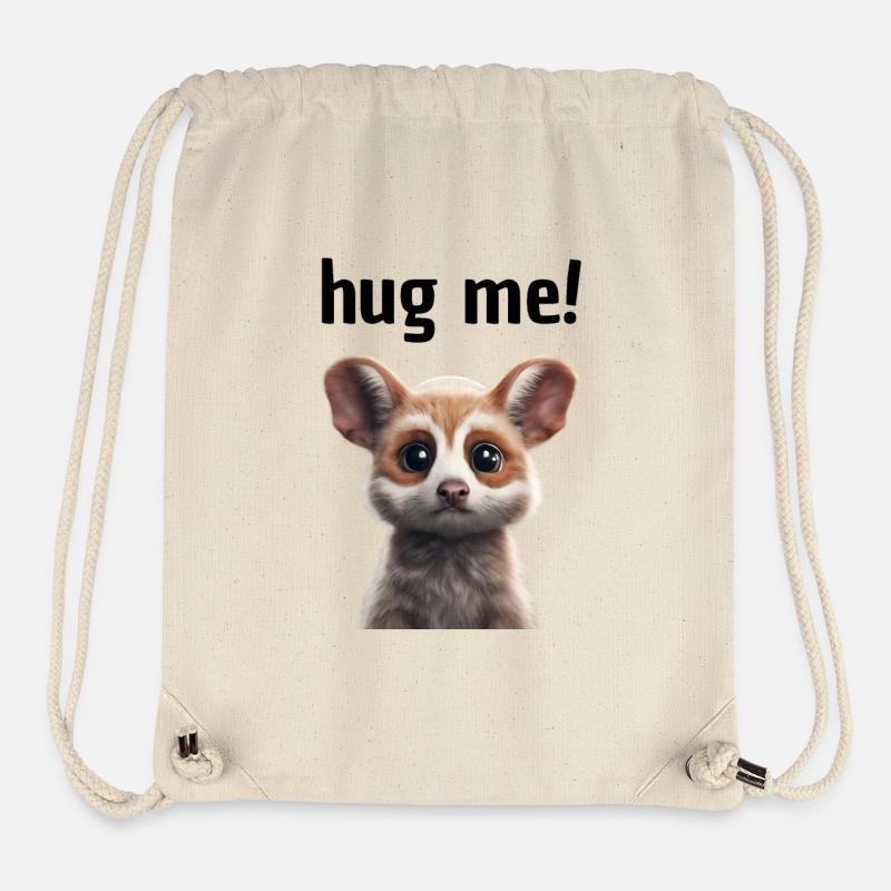 Cute Animal - Stanley/Stella Recycled Gym Bag - natural
