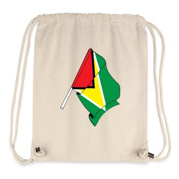 Flag of Guyana - Stanley/Stella Recycled Gym Bag - natural - Front