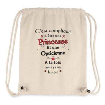 Princess Optician - Stanley/Stella Recycled Gym Bag - natural - Front