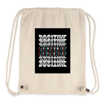 Positive - Sac à cordon recyclé Stanley/Stella - blanc naturel - Devant