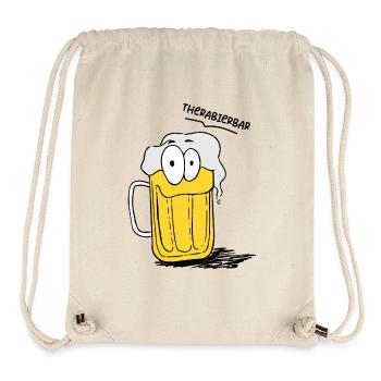 Lustiges Bier Bild Therabierbar - Stanley/Stella recycelter Gym Bag - Naturweiß - Vorne