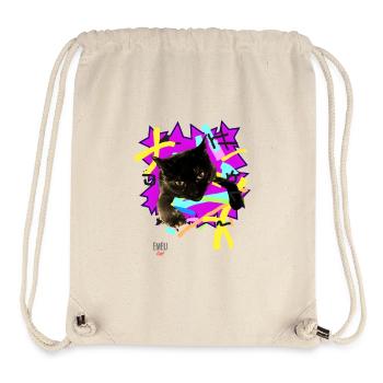 Cat 3Hang par Acryl Gallery & Design - Sac à cordon recyclé Stanley/Stella - blanc naturel - Devant