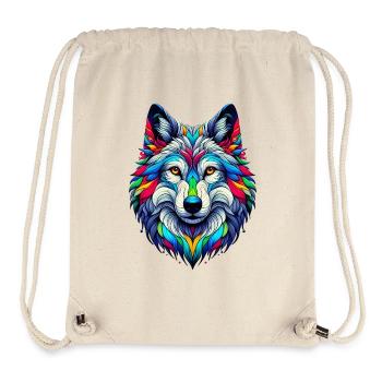 Loup - Sac à cordon recyclé Stanley/Stella - blanc naturel - Devant