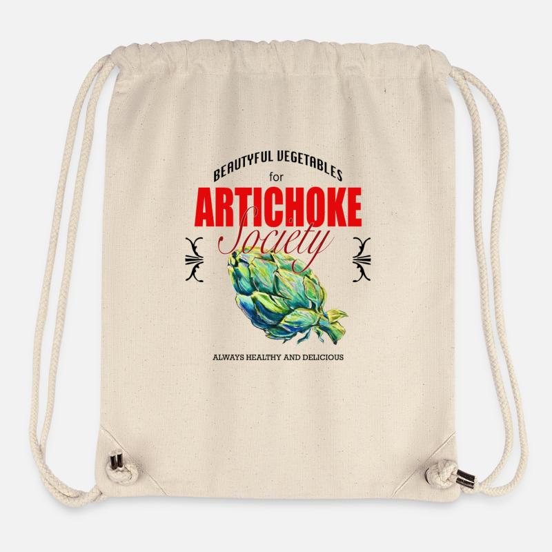 ArtiCHOKE SOCIETY - Stanley/Stella recycelter Gym Bag - Naturweiß