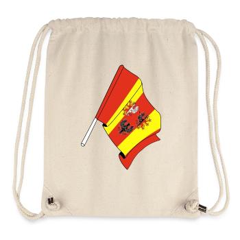 Drapeau : Lodz, Pologne - Sac à cordon recyclé Stanley/Stella - blanc naturel - Devant