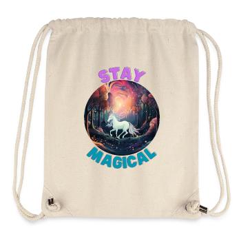 Unicorn2 - Stanley/Stella Recycled Gym Bag - natural - Front