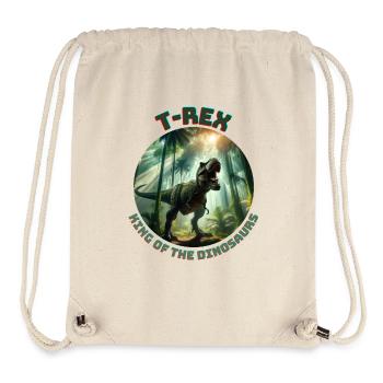 T Rex12 - Stanley/Stella Recycled Gym Bag - natural - Front