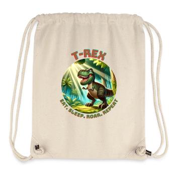 T Rex9 - Stanley/Stella Recycled Gym Bag - natural - Front