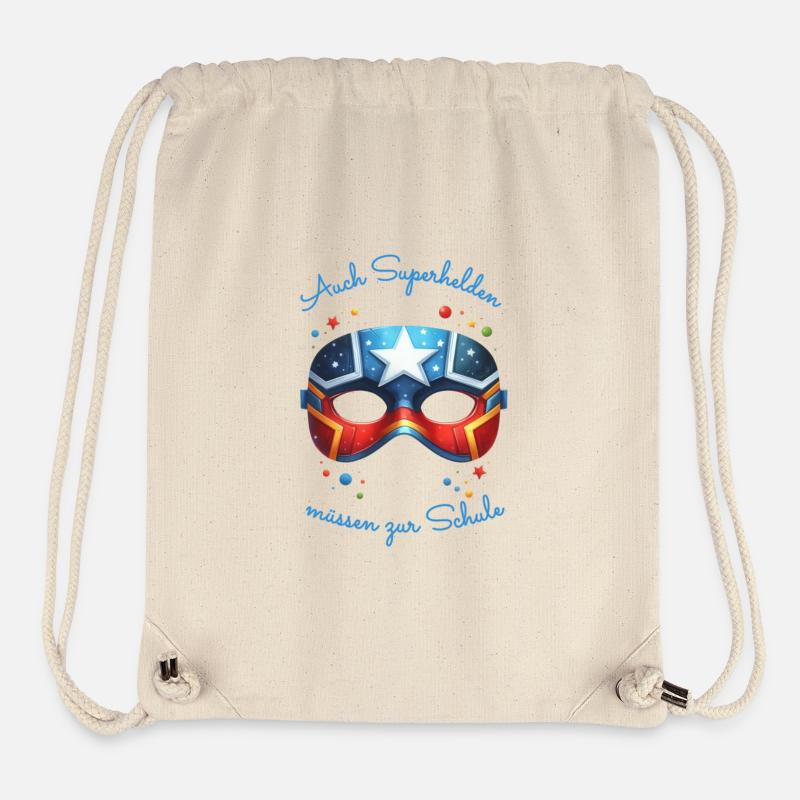 Superheld in der Schule - Stanley/Stella recycelter Gym Bag - Naturweiß