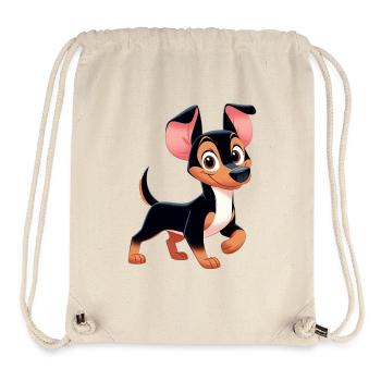 Pinscher - Stanley/Stella recycelter Gym Bag - Naturweiß - Vorne