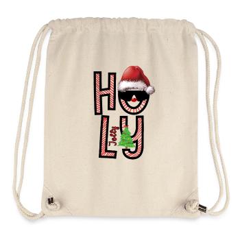 Holly jolly - Stanley/Stella recycelter Gym Bag - Naturweiß - Vorne