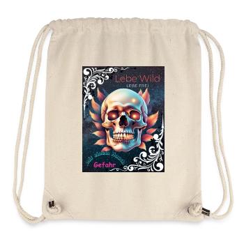 Live wild, live free - Stanley/Stella Recycled Gym Bag - natural - Front