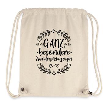Ganz besondere Sonderpädagogin - Stanley/Stella recycelter Gym Bag - Naturweiß - Vorne