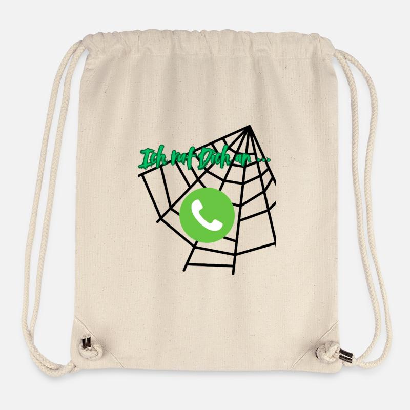 Je t’appelle - Sac à cordon recyclé Stanley/Stella - blanc naturel