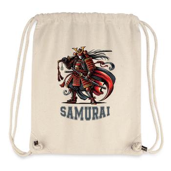 Samurai Comic - Stanley/Stella Recycled Gym Bag - natural - Front