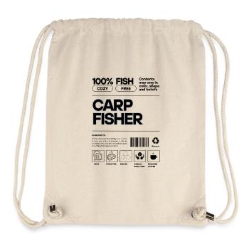 Carp Fisher - Stanley/Stella Recycled Gym Bag - natural - Front