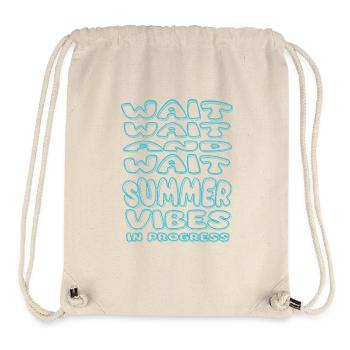 Summer Vibes - Stanley/Stella Recycled Gym Bag - natural - Front