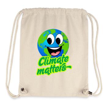 CLIMATE MATTERS - Stanley/Stella Recycled Gym Bag - natural - Front
