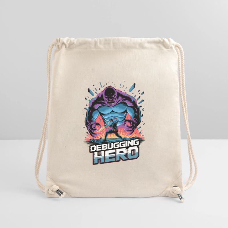 Debugging Hero - Bataille épique contre les monstres de code Sac à cordon recyclé Stanley/Stella