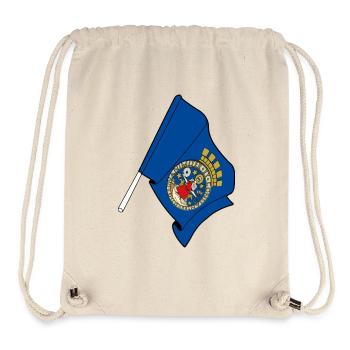 Flagge der Provinz Oslo - Stanley/Stella recycelter Gym Bag - Naturweiß - Vorne