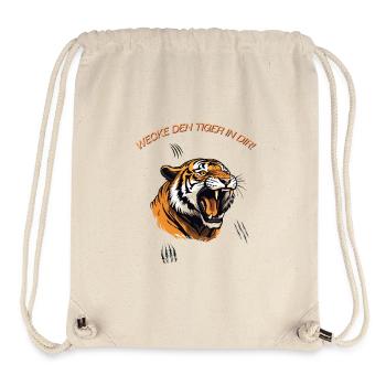 Awaken the tiger in you! - Stanley/Stella Recycled Gym Bag - natural - Front