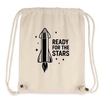 Ready for the Stars – Sci-Fi motif for space fans - Stanley/Stella Recycled Gym Bag - natural - Front