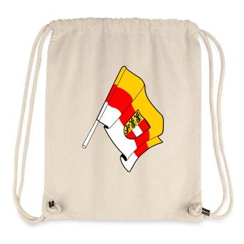 Kärnten-Flagge - Stanley/Stella recycelter Gym Bag - Naturweiß - Vorne