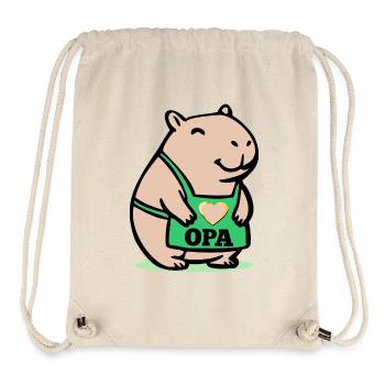 GRANDPA CAPYBARA CHEF - Stanley/Stella Recycled Gym Bag - natural - Front