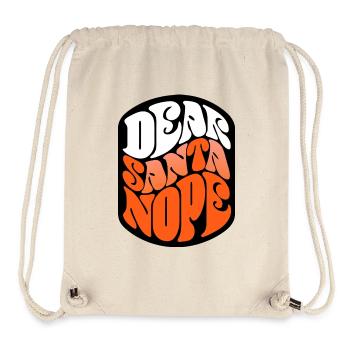 Santa Nope Psychedelic Glow - Stanley/Stella Recycled Gym Bag - natural - Front