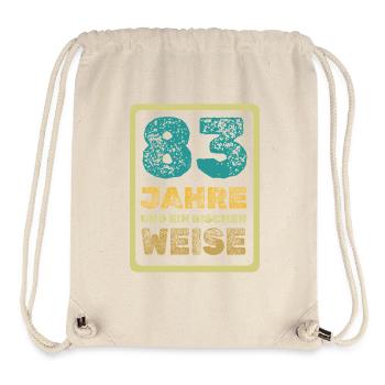 Age 83 - Stanley/Stella Recycled Gym Bag - natural - Front