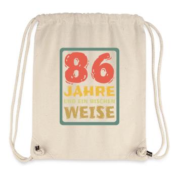 Age 86 - Stanley/Stella Recycled Gym Bag - natural - Front